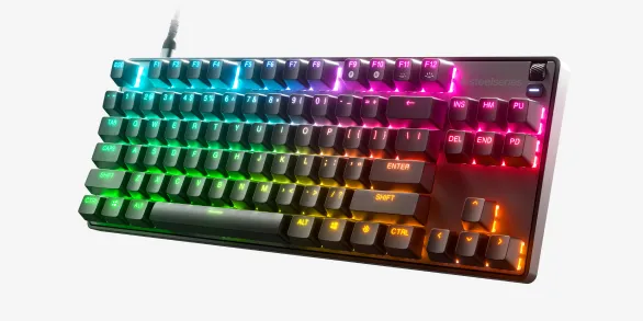 SteelSeries Apex 9, TKL Linear OptiPoint -pelinäppäimistö, musta