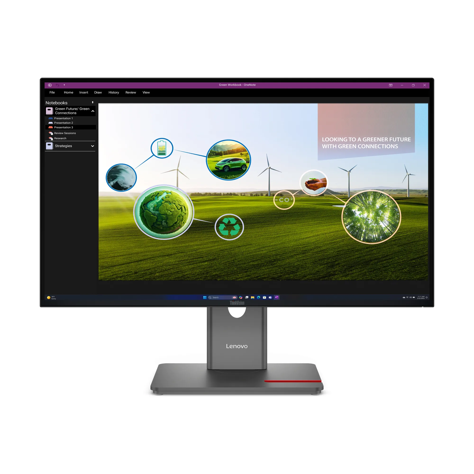 Lenovo 27" ThinkVision ThinkVision P27Q-40 QHD, IPS -näyttö