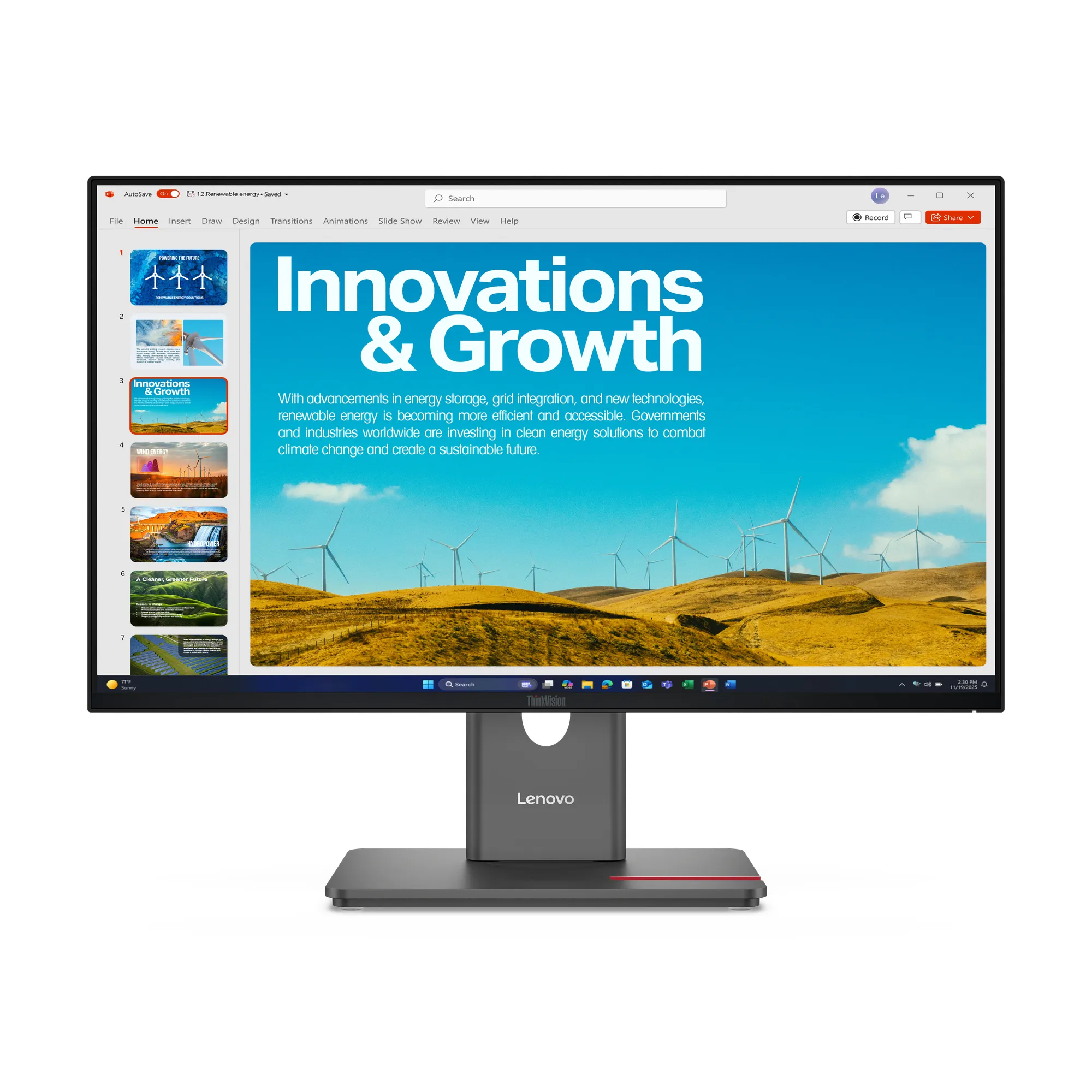 Lenovo ThinkVision ThinkVision P24QD-40 24" QHD, IPS -näyttö