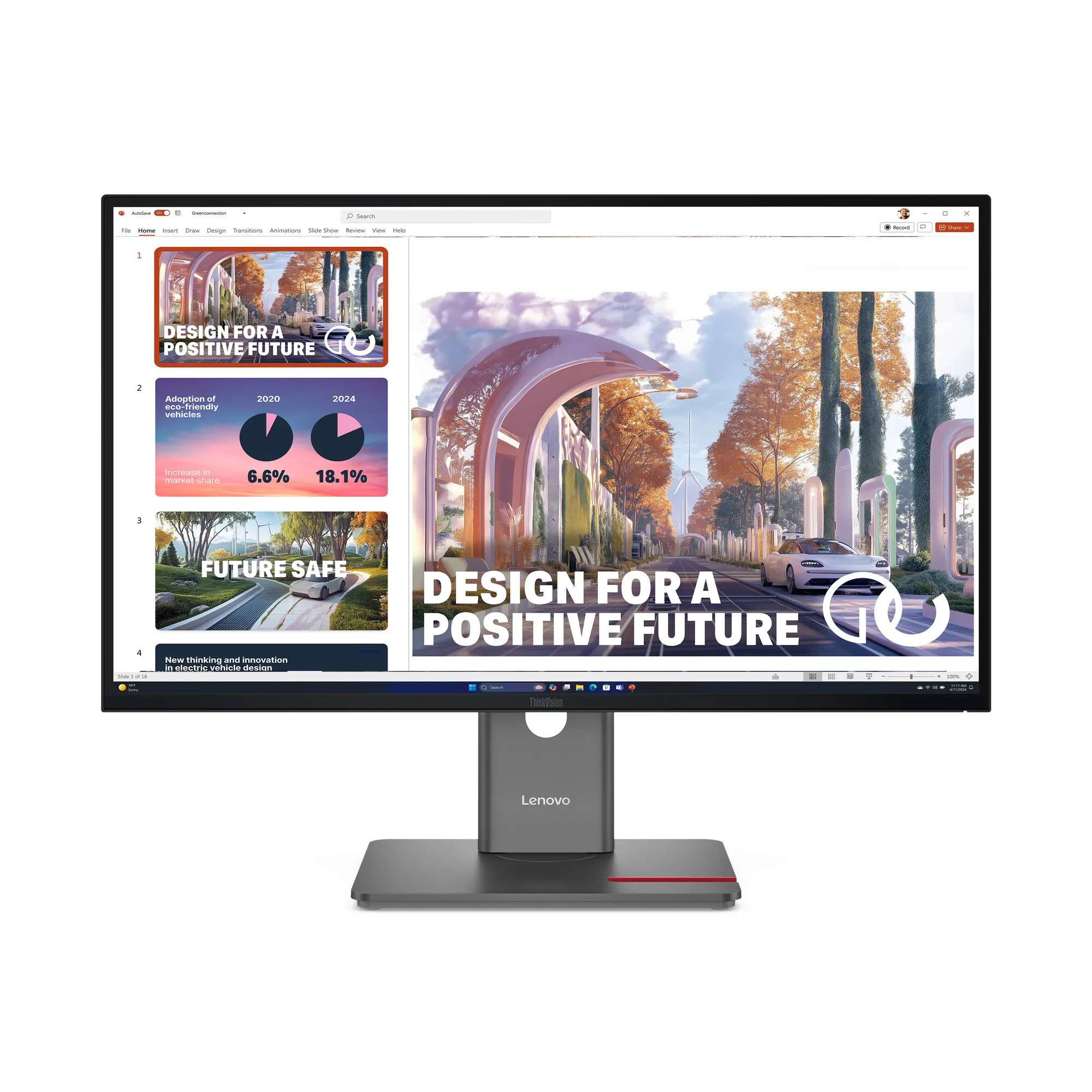 Lenovo ThinkVision ThinkVision P27QD-40 27" QHD, IPS -näyttö