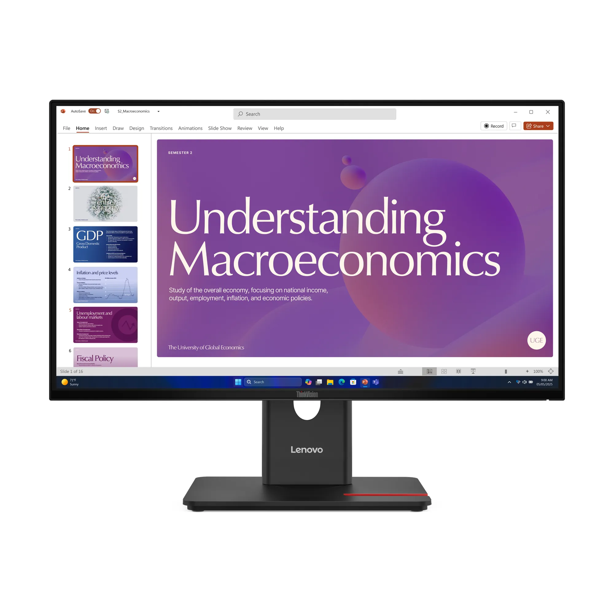 Lenovo ThinkVision ThinkVision T24D-40 24" Full HD, IPS -näyttö