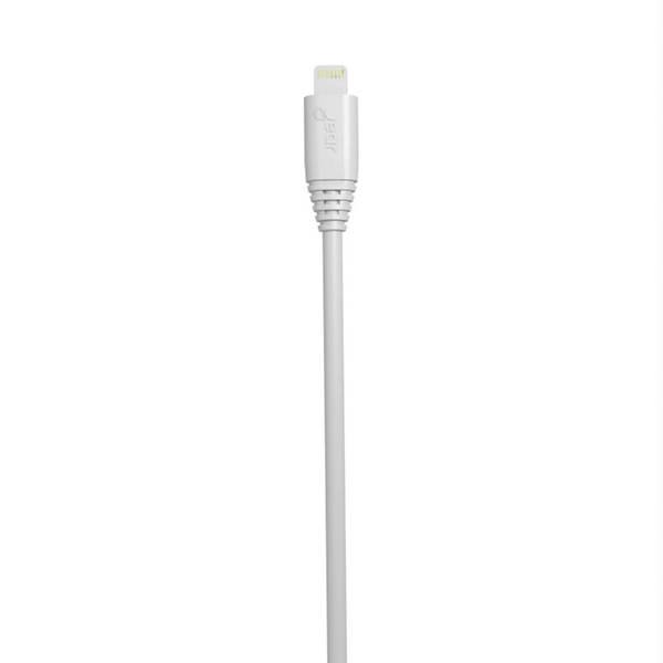 GEAR USB-A - Lightning -kaapeli, 3m, Valkoinen