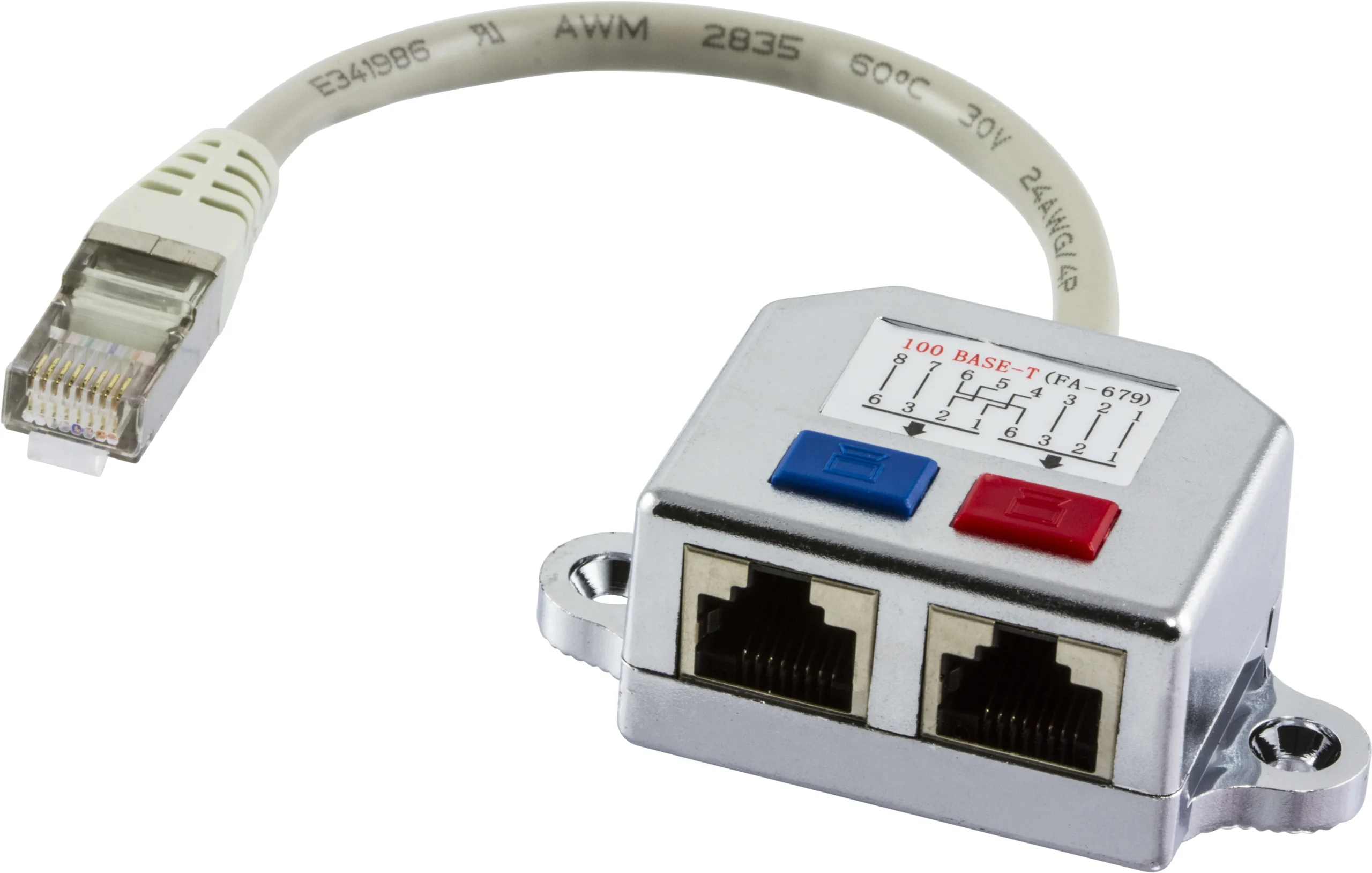 FTP suojattu Y- kaapeli RJ45 TP