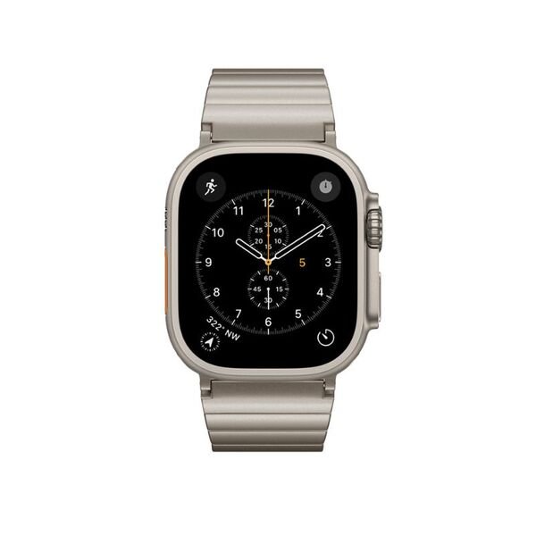 Epico UNUM Titanium Watch Band for Apple Watch 42/44/45/49mm - silver