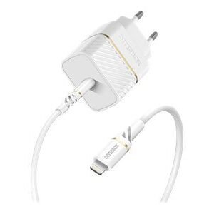 OTTERBOX WALL CHARGER USB-C 20W + CABLE USB-C 1M WHITE