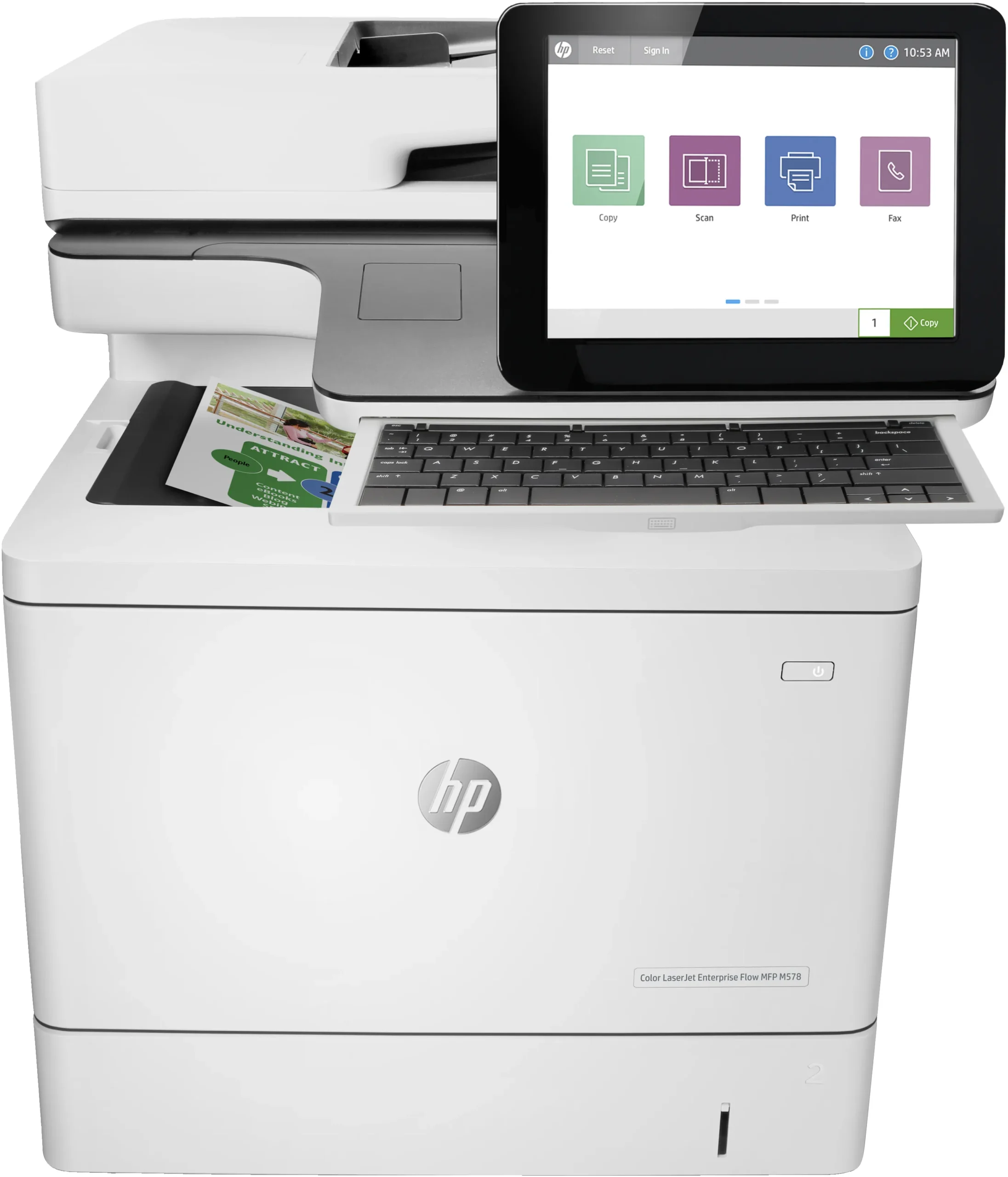 HP LaserJet Clr Ent Flw MFP M578c Prntr