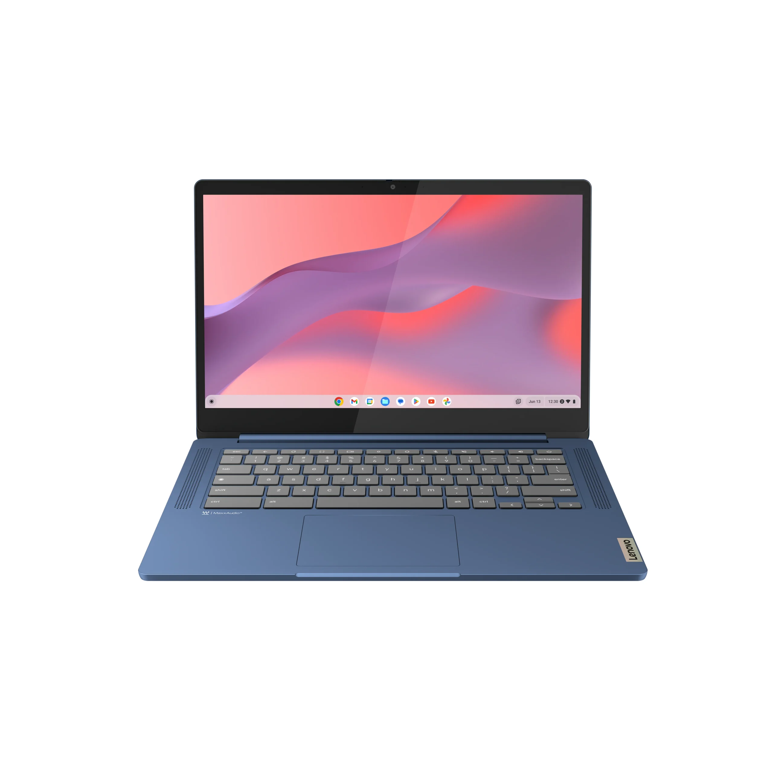 Lenovo IdeaPad Slim 3 Chromebook 14" FHD MediaTek Kompanio 520, 8 Gt, 128 Gt, ChromeOS -kannettava, Abyss Blue