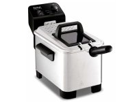 Tefal Easy Pro FR3330, 3 L, 1,2 kg, 150 °C, 190 °C, Yksi, Musta, Ruostumaton teräs