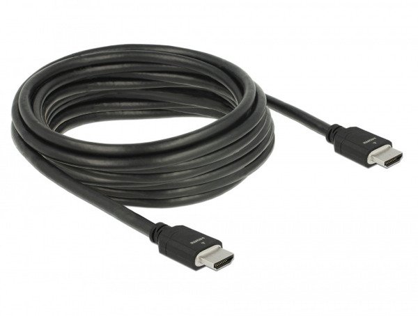 Delock Ultra High Speed HDMI -kaapeli, 5m, musta