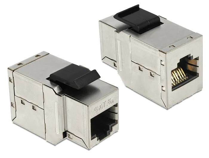 Delock Keystone Module RJ45 jack > RJ45 jack Cat.6A