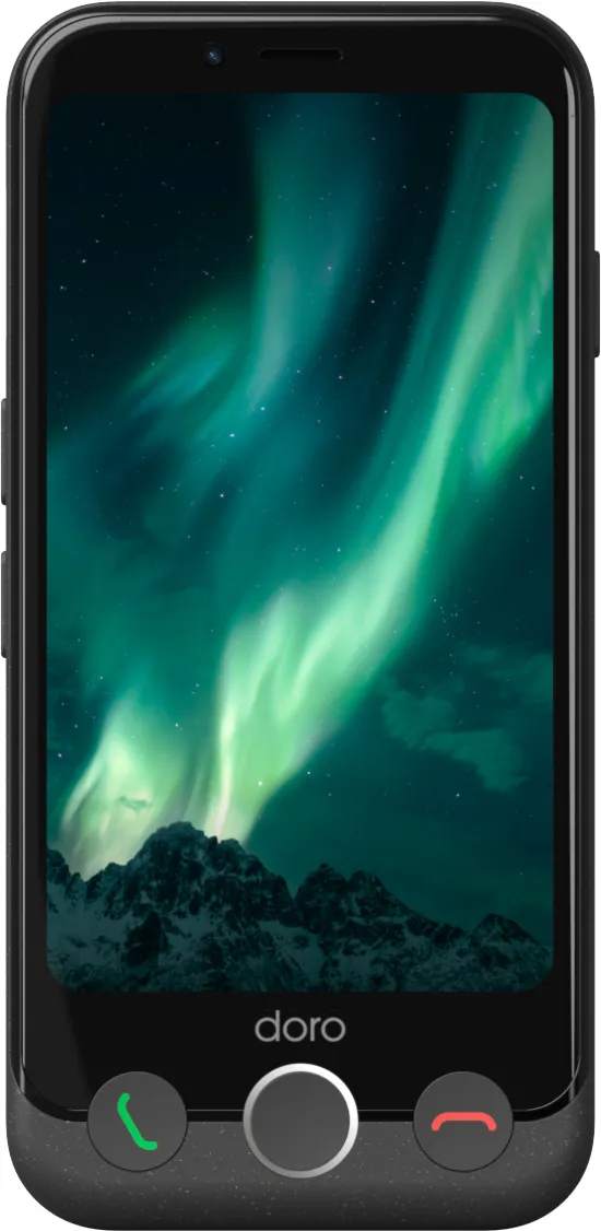 Doro Aurora A11 4G, Android -puhelin, Grafiitinharmaa