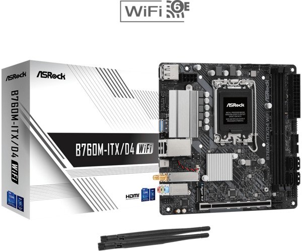 ASRock B760M-ITX/D4 WiFi Mini-ITX-emolevy