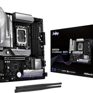 ASRock B860M LiveMixer WiFi 6E LGA 1851 mATX DDR5 -emolevy