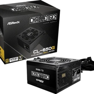 ASRock Challenger 650W -virtalähde, 80 Plus Gold