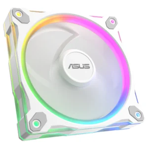 Asus Prime MR120 ARGB 120mm -kotelotuuletin, Valkoinen