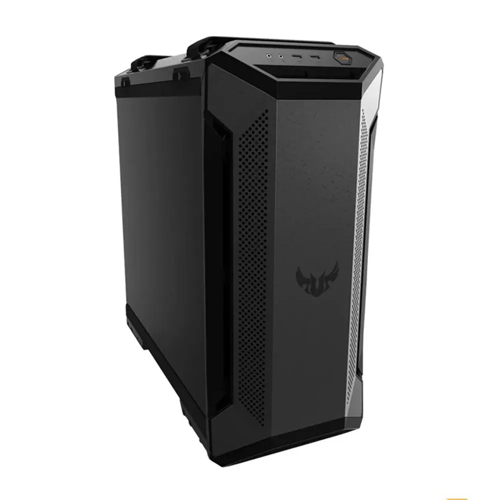 Asus TUF Gaming GT501 - miditornikotelo, ikkunalla, Musta