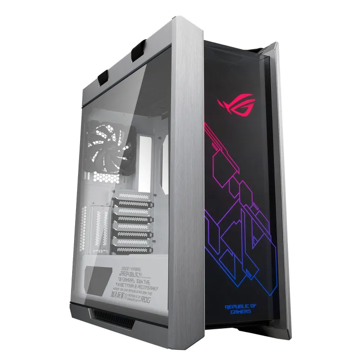 Asus ROG STRIX HELIOS - miditornikotelo, ikkunalla, Valkoinen