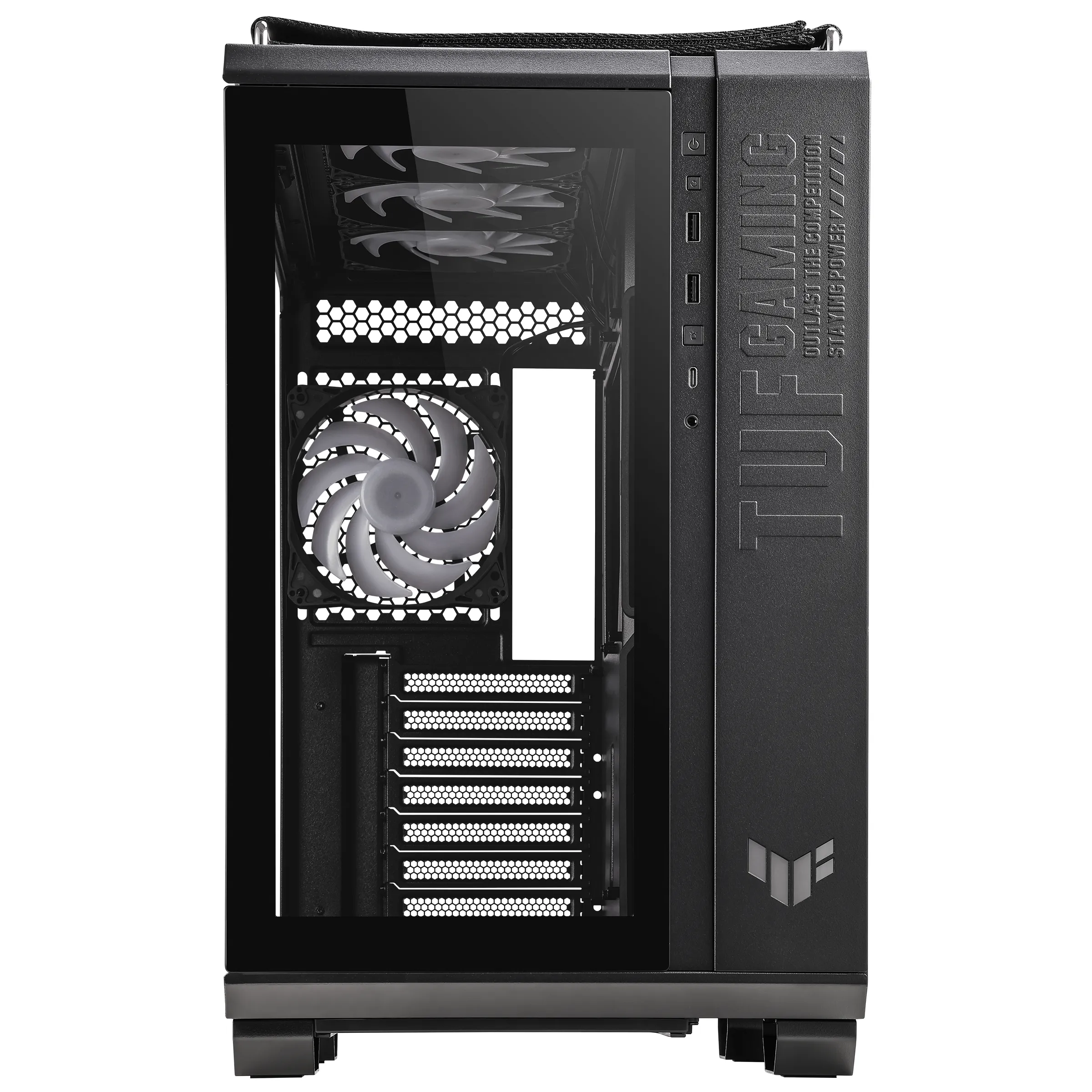 Asus TUF Gaming GT502 Plus TG ARGB -miditornikotelo, musta