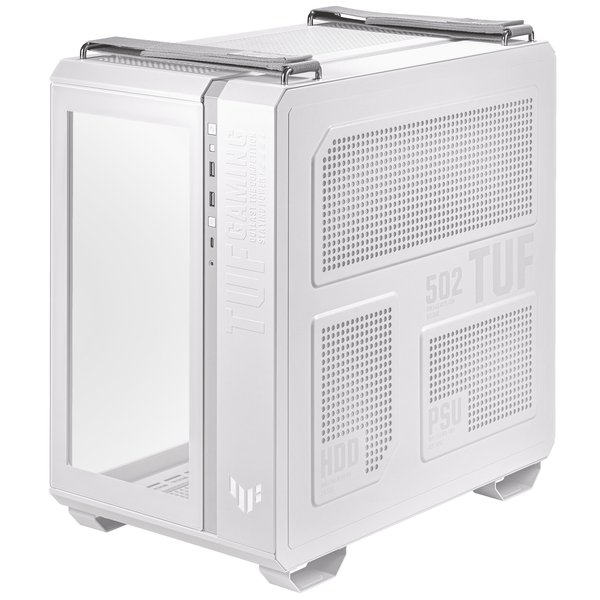 Asus TUF Gaming GT502 Plus TG ARGB -miditornikotelo, valkoinen
