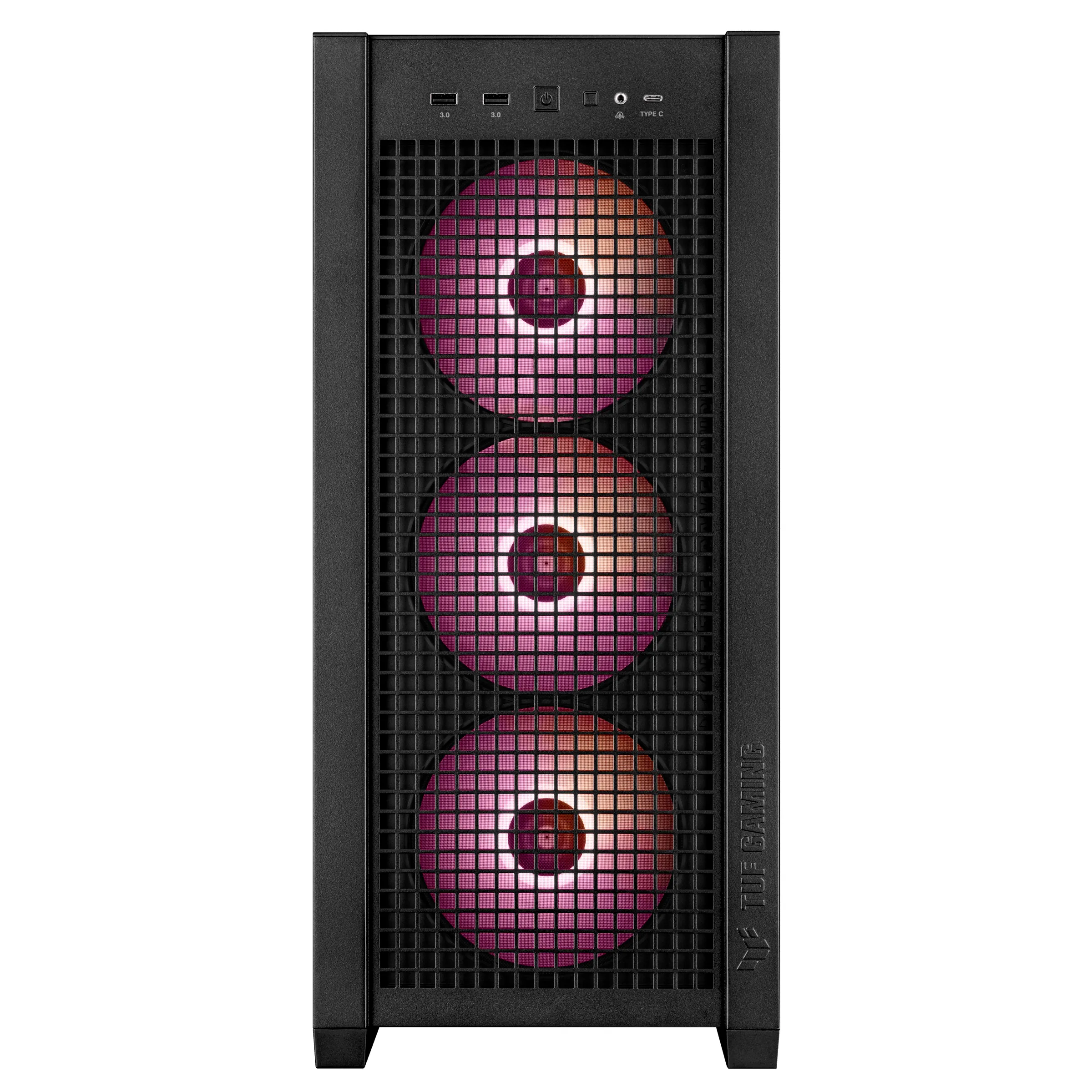 Asus TUF Gaming GT302 TG ARGB -miditornikotelo, musta