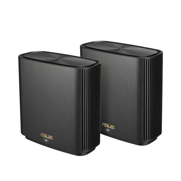 Asus ZenWiFi AX (XT8) Tri-band, Wi-Fi 6 -Mesh-järjestelmä, musta, 2-pack