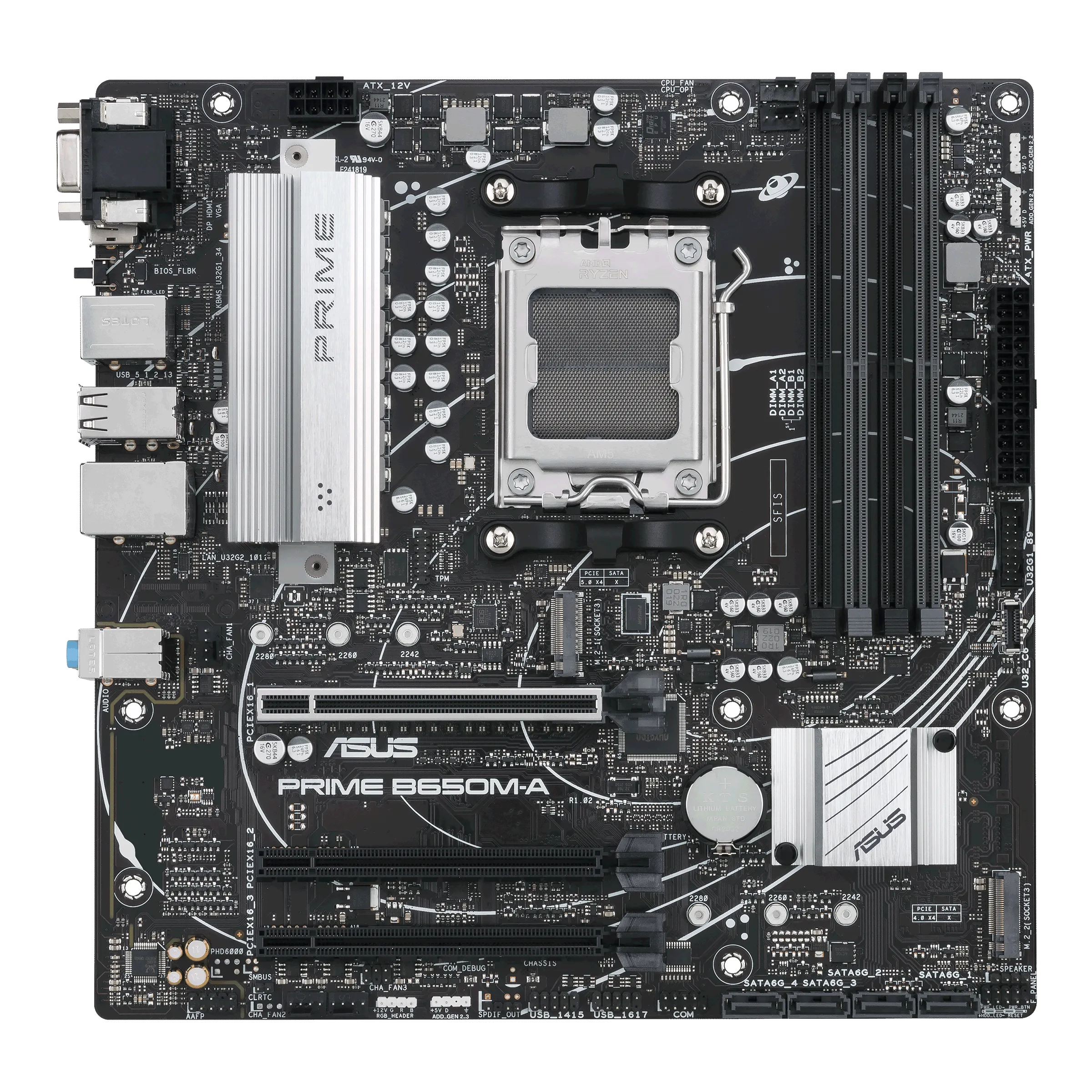 Asus PRIME B650M-A-CSM Wi-Fi mATX-emolevy