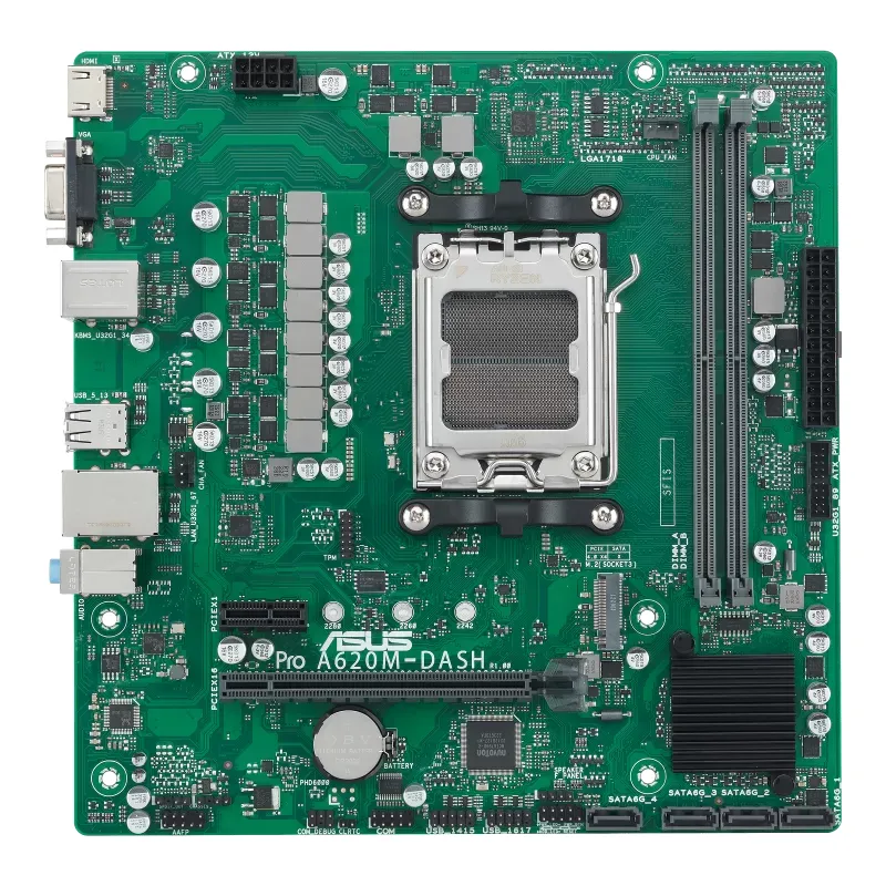 Asus PRO A620M-DASH-CSM mATX-emolevy