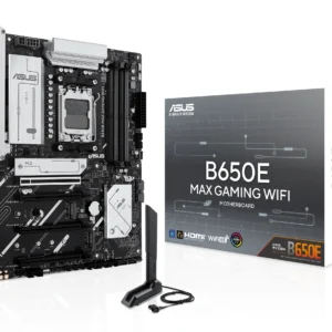 ASUS B650E MAX GAMING WIFI AMD B650 DDR5 ATX motherboard 1xHDMI 1xDP 3xM.2 4xSATA
