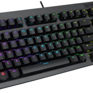 Asus TUF K3 Gen II, optical-mechanical RGB -kytkimet -pelinäppäimistö, musta