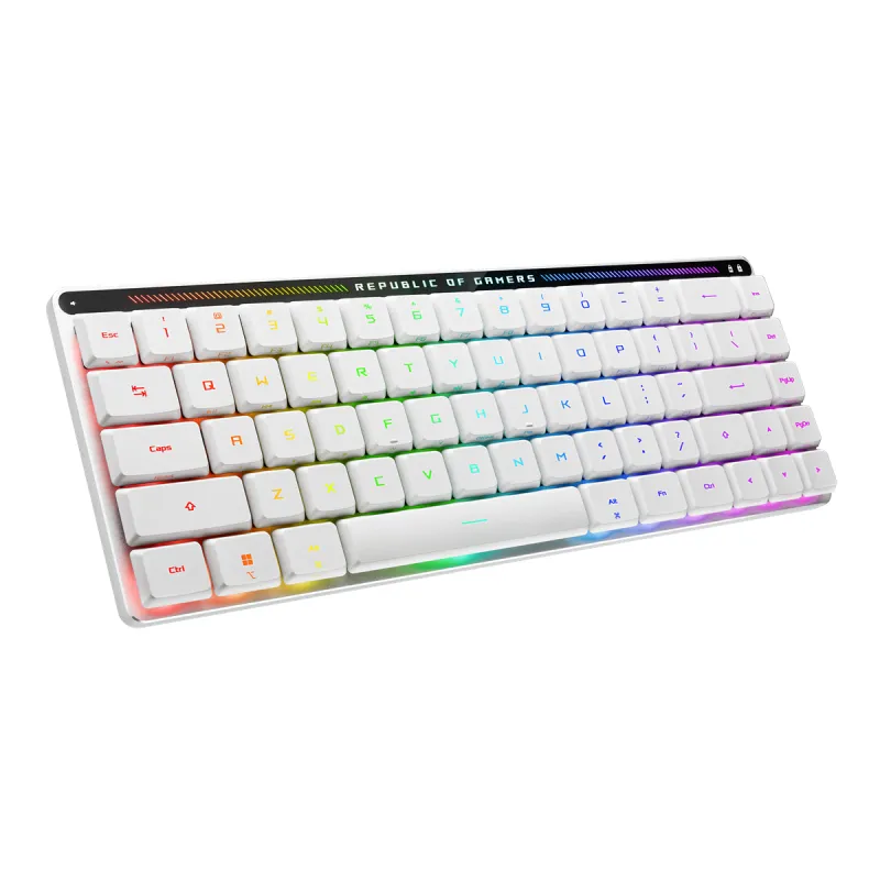 Asus ROG Falchion, RX Red Linear, Low Profile 65% -langaton pelinäppäimistö