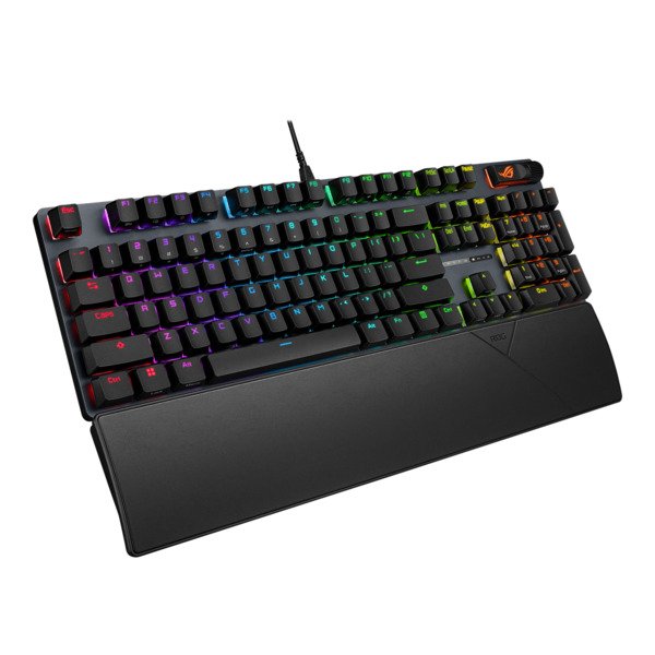 Asus ROG Strix Scope II X, ROG NX Snow V2 -pelinäppäimistö, Musta