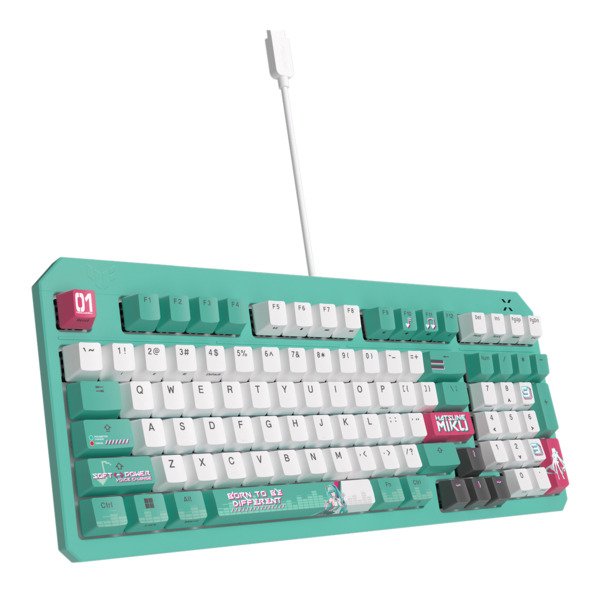 Asus TUF Gaming K3 Gen II Hatsune Miku Edition -pelinäppäimistö