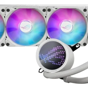 ASUS ROG RYUO III 360 ARGB WHITE Ed.360mm All-In-One CPU Liquid Cooler with Anime Matrix LED Display