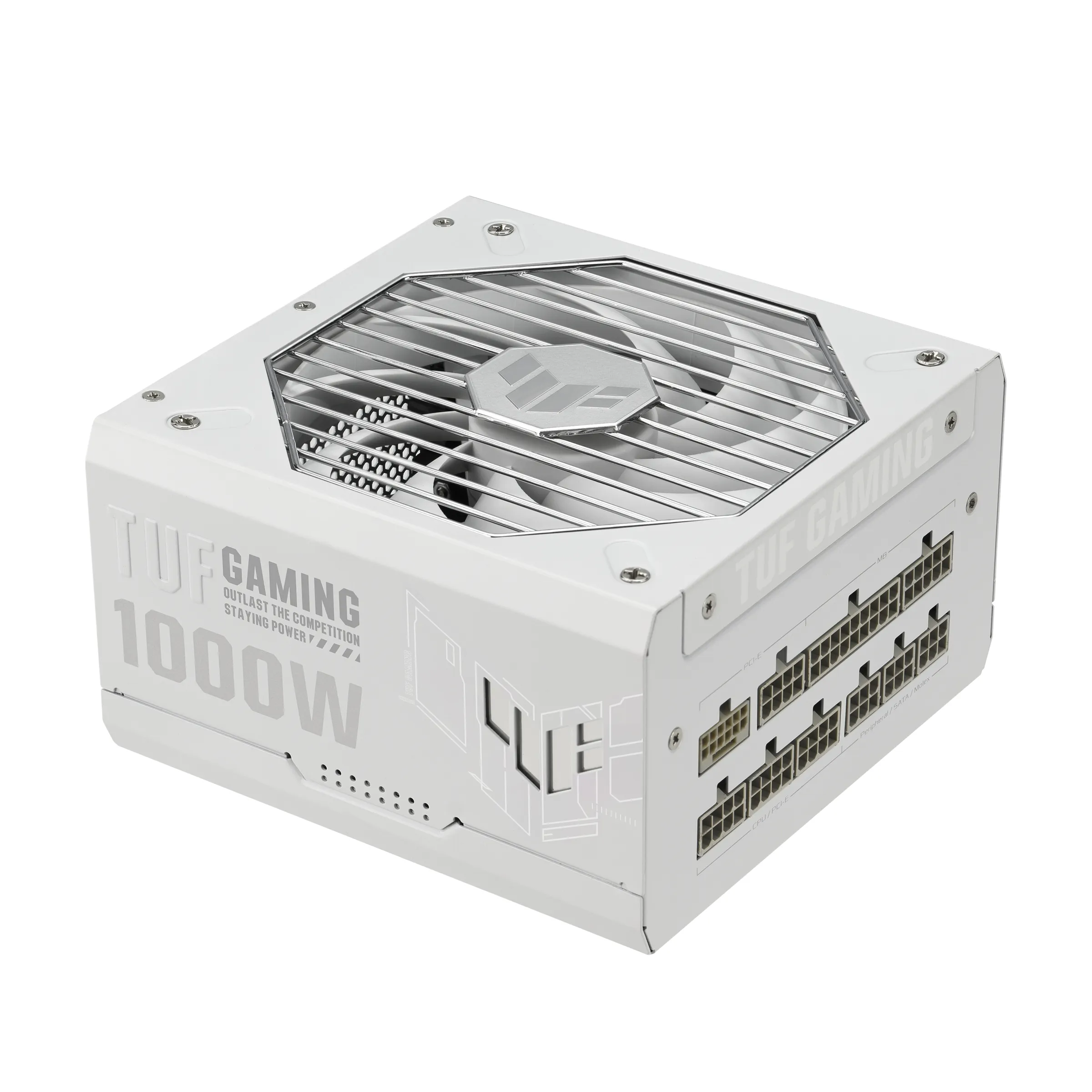 Asus TUF Gaming White Edition 1000W -virtalähde, 80 Plus Gold