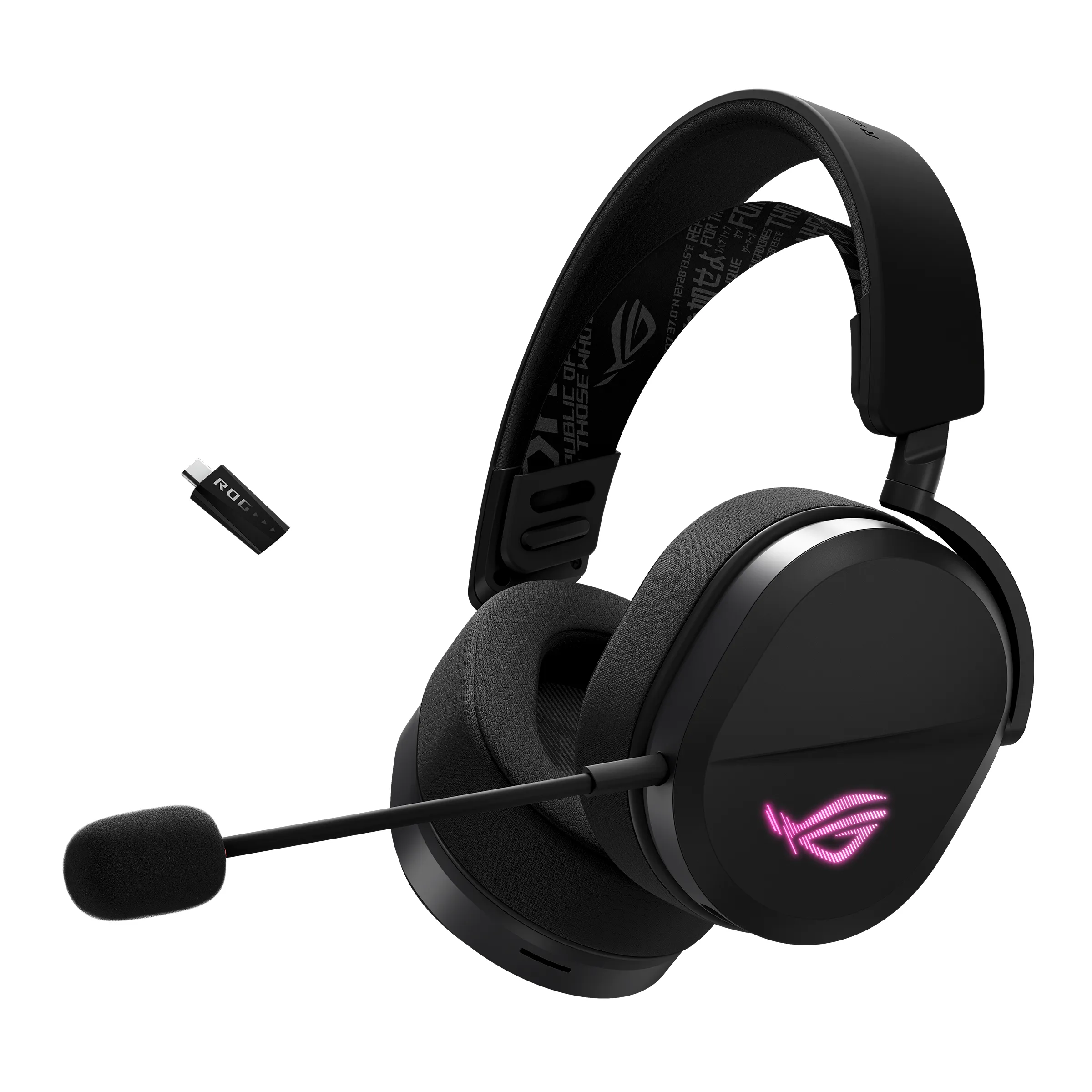 Asus ROG Pelta -langattomat pelikuulokkeet mikrofonilla, Musta