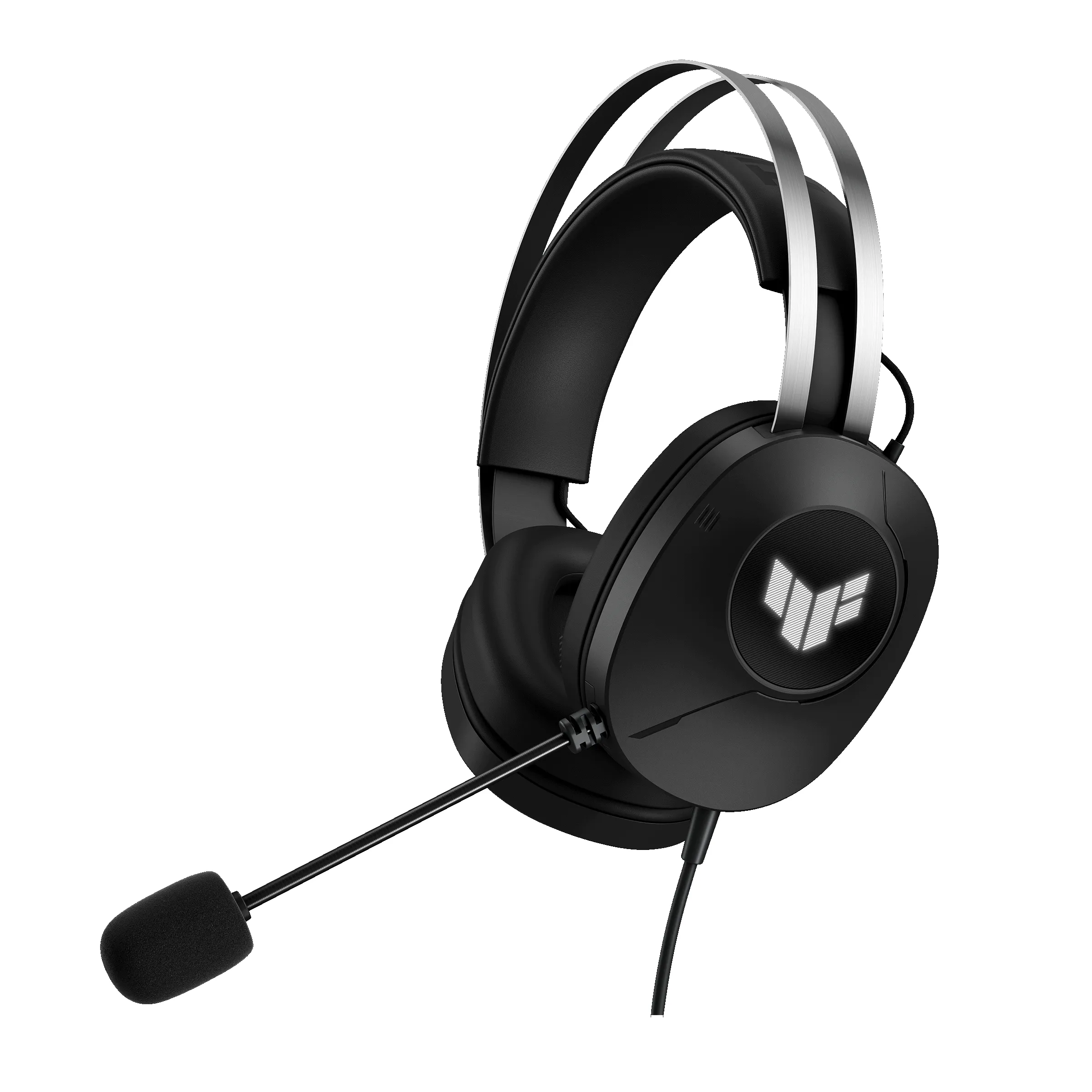 Asus TUF H1 Gen2 7.1 USB-A -pelikuulokkeet mikrofonilla, Musta, PC/PS5