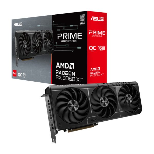 Asus Radeon RX 9060 XT Prime OC 16 Gt -näytönohjain