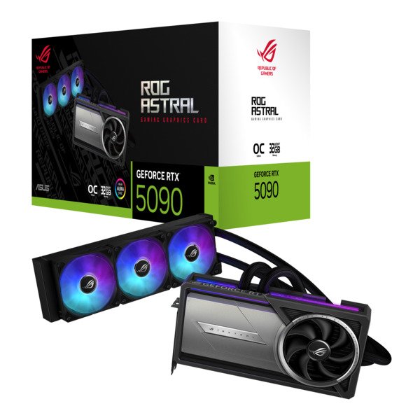 Asus GeForce RTX 5090 32 Gt GDDR7 ROG Astral LC OC Gaming -näytönohjain