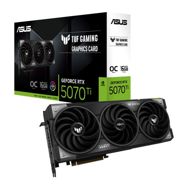 Asus GeForce RTX 5070 Ti 16 Gt TUF OC Gaming -näytönohjain