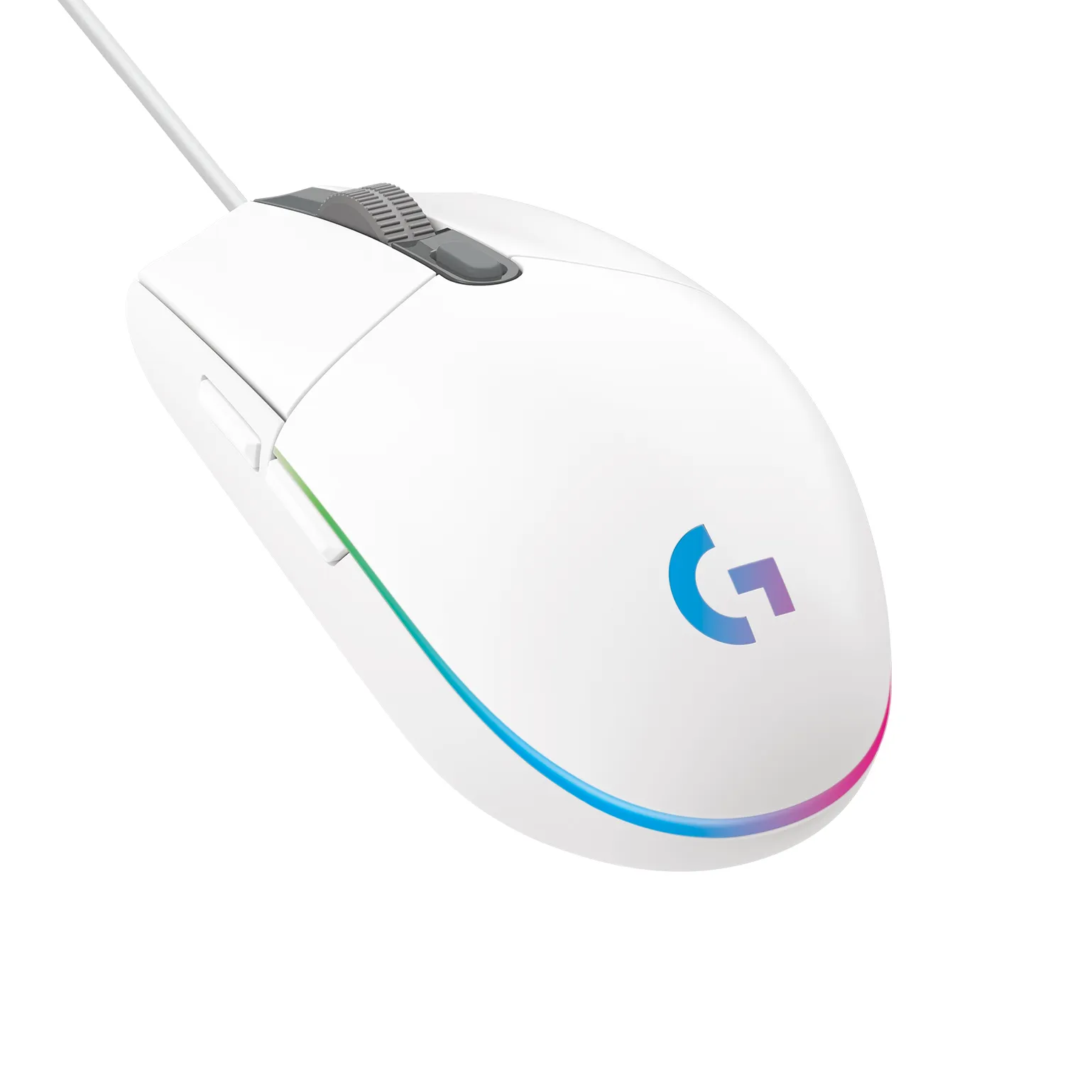 Logitech G203 Lightsync -pelihiiri, valkoinen
