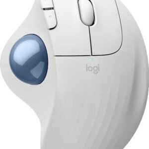 Logitech Ergo M575S -langaton pallohiiri, luonnonvalkoinen