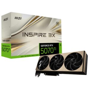 MSI GeForce RTX 5070 Ti 16G INSPIRE 3X OC PLUS -näytönohjain