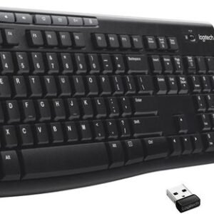 Logitech MK270 -näppäimistö ja hiiri, musta