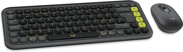 Logitech POP Icon Combo -langaton näppäimistö ja hiiri, grafiitti