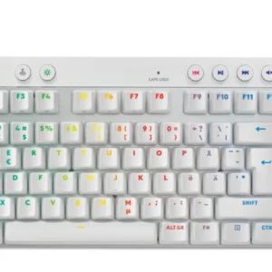 Logitech Pro X TKL Rapid -pelinäppäimistö, valkoinen
