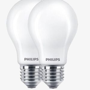 Philips 2-pack LED E27 Normal 40W Fros