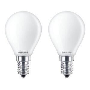 Philips 2-pack LED E14 Klot 25W Frost