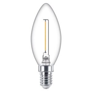 Philips LED E14 Kron 15W Klar 136lm