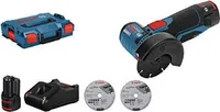 Bosch AKKUVINKELSLIBER GWS 12V-76 2X3AH L-BOXX L-BOXX
