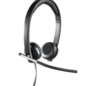 Logitech H650e Stereo USB -kuulokkeet mikrofonilla, musta